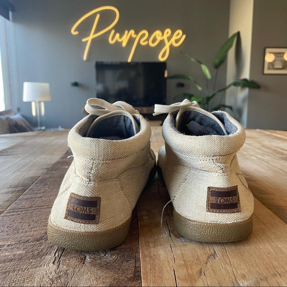 TOMS canvas lace up Alpargata sneakers - Picture 3 of 5